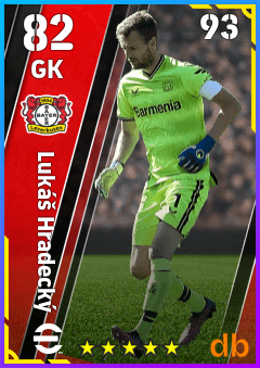 Lukáš Hradecký eFootball player card