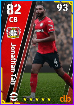 Jonathan Tah eFootball player card