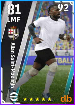 Allan Saint-Maximin — LMF, OVR 81, MAX 92