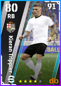 Kieran Trippier — RB, OVR 80, MAX 91