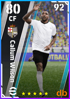 Callum Wilson — CF, OVR 80, MAX 92