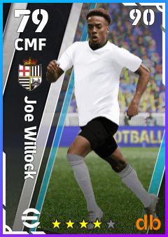 Joe Willock eFootball player card