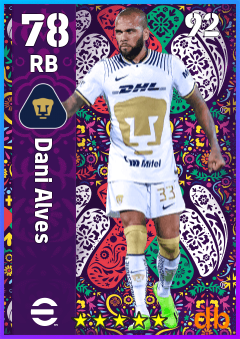 Dani Alves — RB, OVR 78, MAX 92