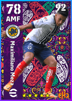 Maximiliano Meza — AMF, OVR 78, MAX 92