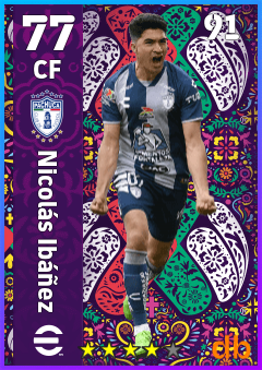 Nicolás Ibáñez — CF, OVR 77, MAX 91