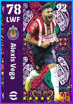 Alexis Vega — LWF, OVR 78, MAX 92