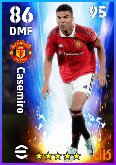 Casemiro — DMF, OVR 86, MAX 95