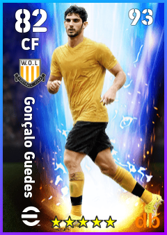 Gonçalo Guedes — CF, OVR 82, MAX 93