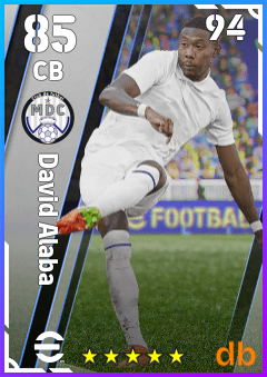David Alaba — CB, OVR 85, MAX 94