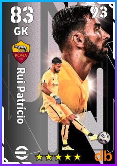 Rui Patrício — GK, OVR 83, MAX 93