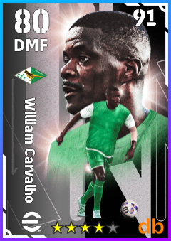 William Carvalho — DMF, OVR 80, MAX 91