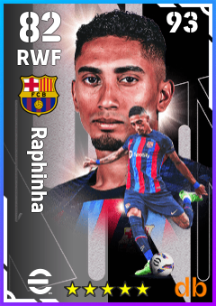 Raphinha eFootball player card