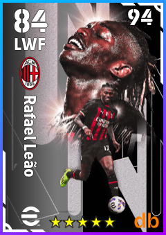 Rafael Leão — LWF, OVR 84, MAX 94