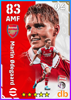Martin Ødegaard eFootball player card