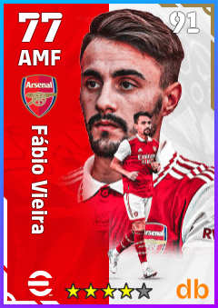 Fábio Vieira — AMF, OVR 77, MAX 91