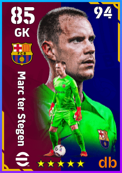 Marc ter Stegen — GK, OVR 85, MAX 94