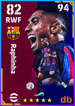 Raphinha eFootball player card