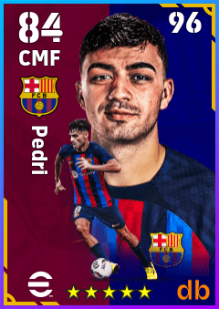 Pedri eFootball player card