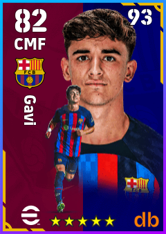 Gavi — CMF, OVR 82, MAX 93