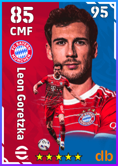 Leon Goretzka — CMF, OVR 85, MAX 95