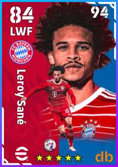 Leroy Sané eFootball player card