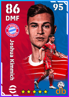 Joshua Kimmich — DMF, OVR 86, MAX 95