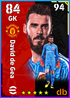 David de Gea — GK, OVR 84, MAX 94