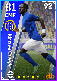 Idrissa Guèye — CMF, OVR 81, MAX 92