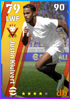 Justin Kluivert eFootball player card