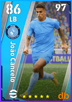 João Cancelo — LB, OVR 86, MAX 97