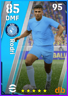 Rodri eFootball player card
