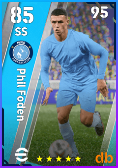 Phil Foden — SS, OVR 85, MAX 95