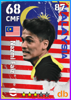 Nazmi Faiz — CMF, OVR 68, MAX 87