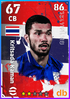 Kritsada Kaman — CB, OVR 67, MAX 86
