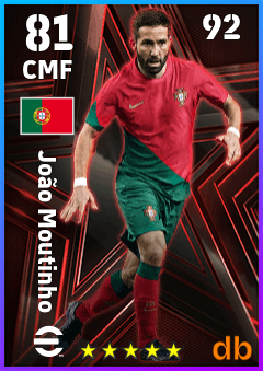 João Moutinho — CMF, OVR 81, MAX 92