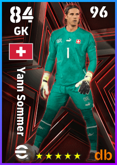 Yann Sommer — GK, OVR 84, MAX 96