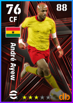 André Ayew — CF, OVR 76, MAX 88