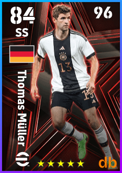Thomas Müller — SS, OVR 84, MAX 96
