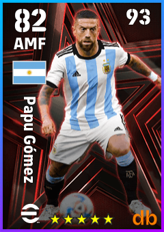Papu Gómez — AMF, OVR 82, MAX 93