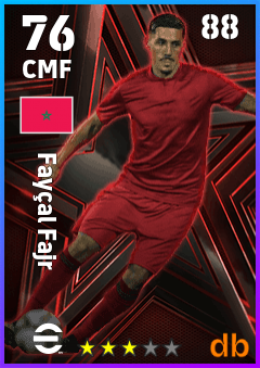 Fayçal Fajr — CMF, OVR 76, MAX 88
