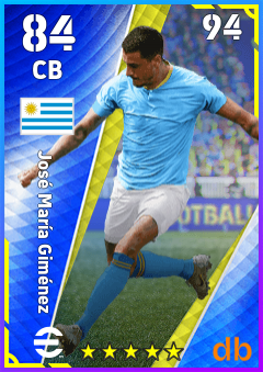 José María Giménez — CB, OVR 84, MAX 94