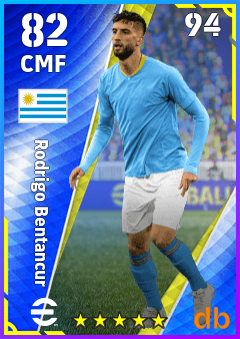 Rodrigo Bentancur — CMF, OVR 82, MAX 94
