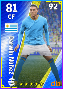 Darwin Núñez eFootball player card