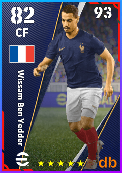 Wissam Ben Yedder — CF, OVR 82, MAX 93