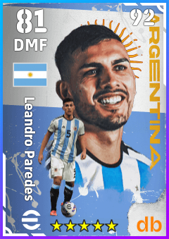 Leandro Paredes eFootball player card