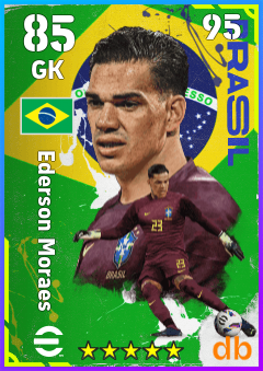 Ederson Moraes — GK, OVR 85, MAX 95