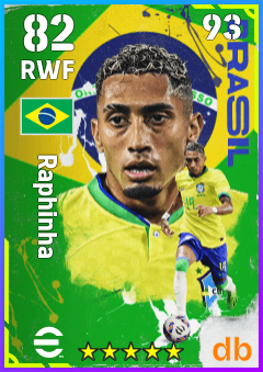 Raphinha eFootball player card