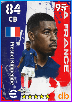 Presnel Kimpembe — CB, OVR 84, MAX 95