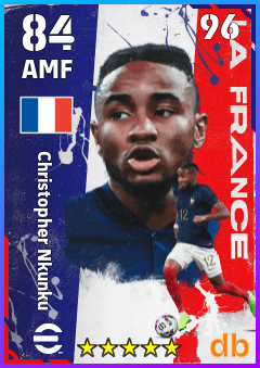 Christopher Nkunku — AMF, OVR 84, MAX 96