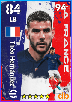 Théo Hernández — LB, OVR 84, MAX 94